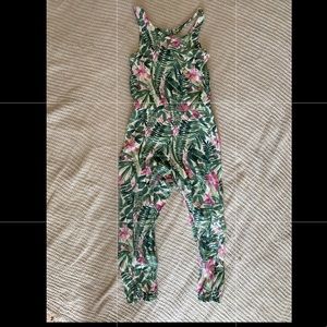 Girls Tropical Romper